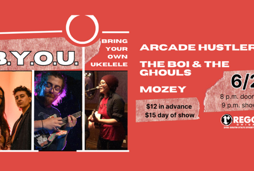 Bring Your Own Ukelele featuring Arcade Hustlers The Boi and The Ghouls Mozey