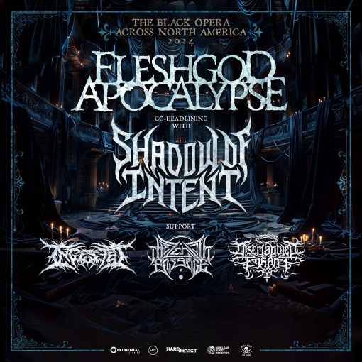 Fleshgod Apocalypse Shadow of Intent – The Black Opera Across North America 2024