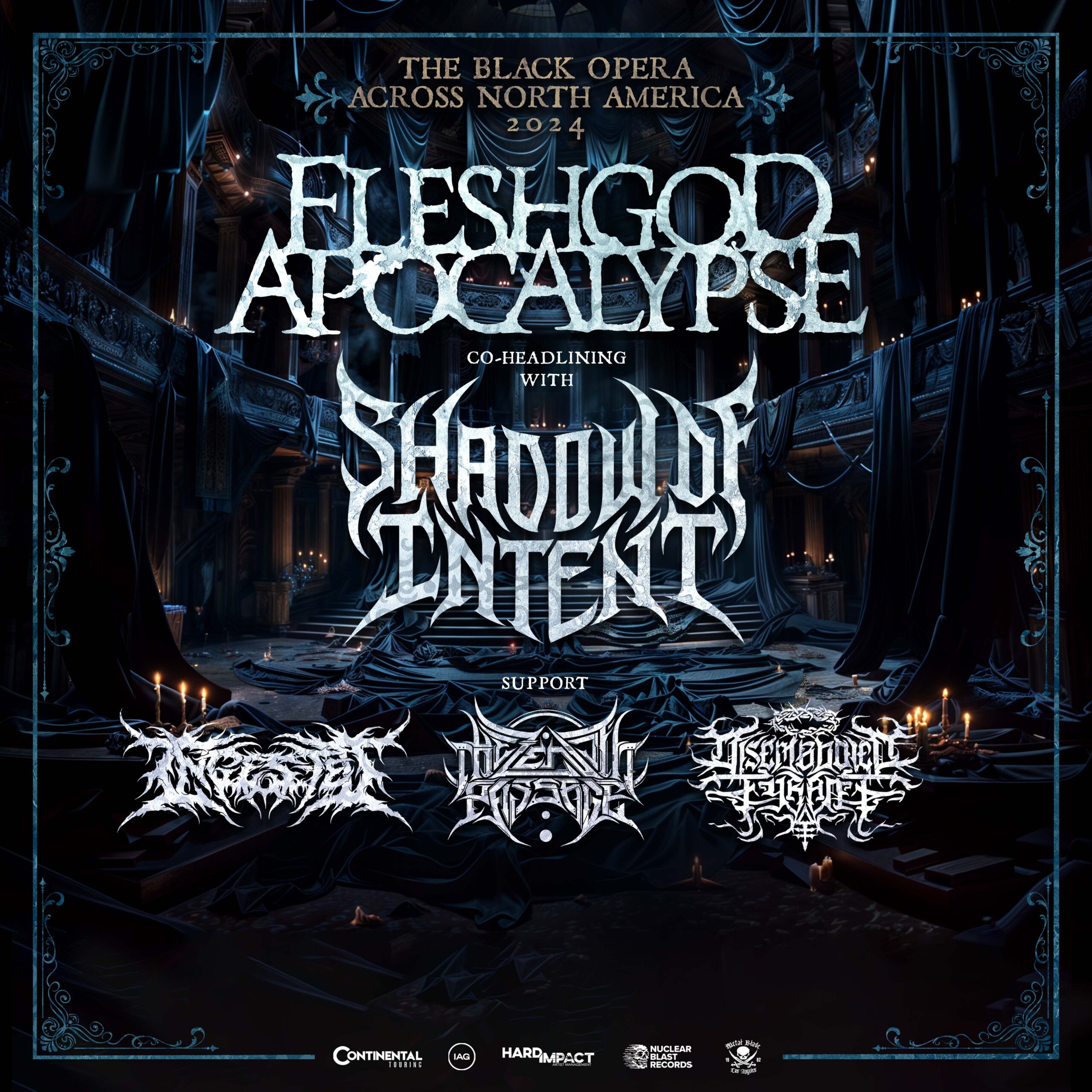 Fleshgod Apocalypse & Shadow of Intent – The Black Opera Across North America 2024