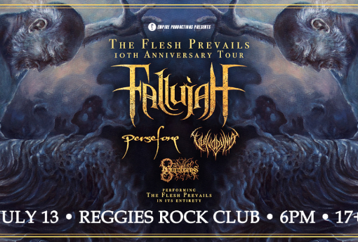 The Flesh Prevails 10th Anniversary Tour featuring Fallujah Persefone Vulvodynia Dawn of Ouroboros