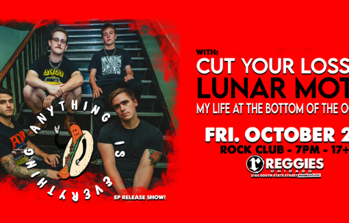 Anything Is Everything – EP Release Show with Cut Your Losses + Lunar Moth + My Life at the Bottom of the Ocean