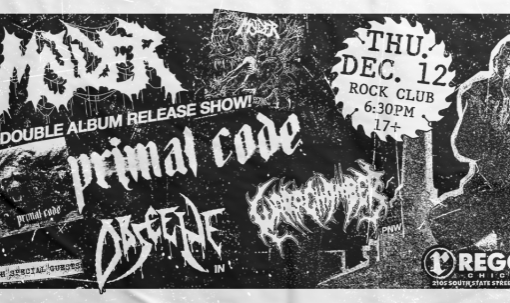 Molder, Primal Code, Obscene, Warp Chamber, TBA