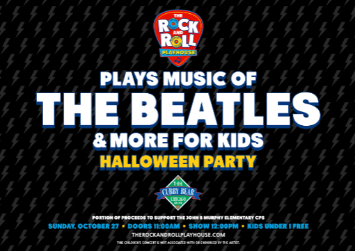 The Rock and Roll Playhouse Plays Music of The Beatles for Kids Halloween Party