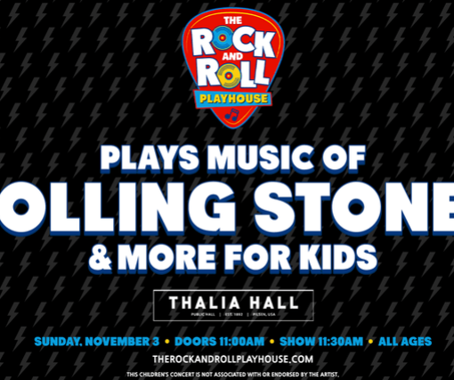 The Rock and Roll Playhouse plays Music of Rolling Stones + More for Kids