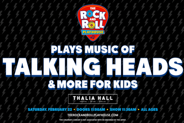 The Rock and Roll Playhouse plays Music of Talking Heads + More for Kids