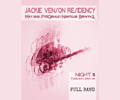 JACKIE VENSON RESIDENCY Night 5 FULL BAND Grande Finale Performance of The Love Anthology