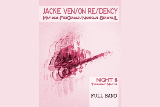 JACKIE VENSON RESIDENCY Night 5: FULL BAND Grande Finale Performance of “The Love Anthology”